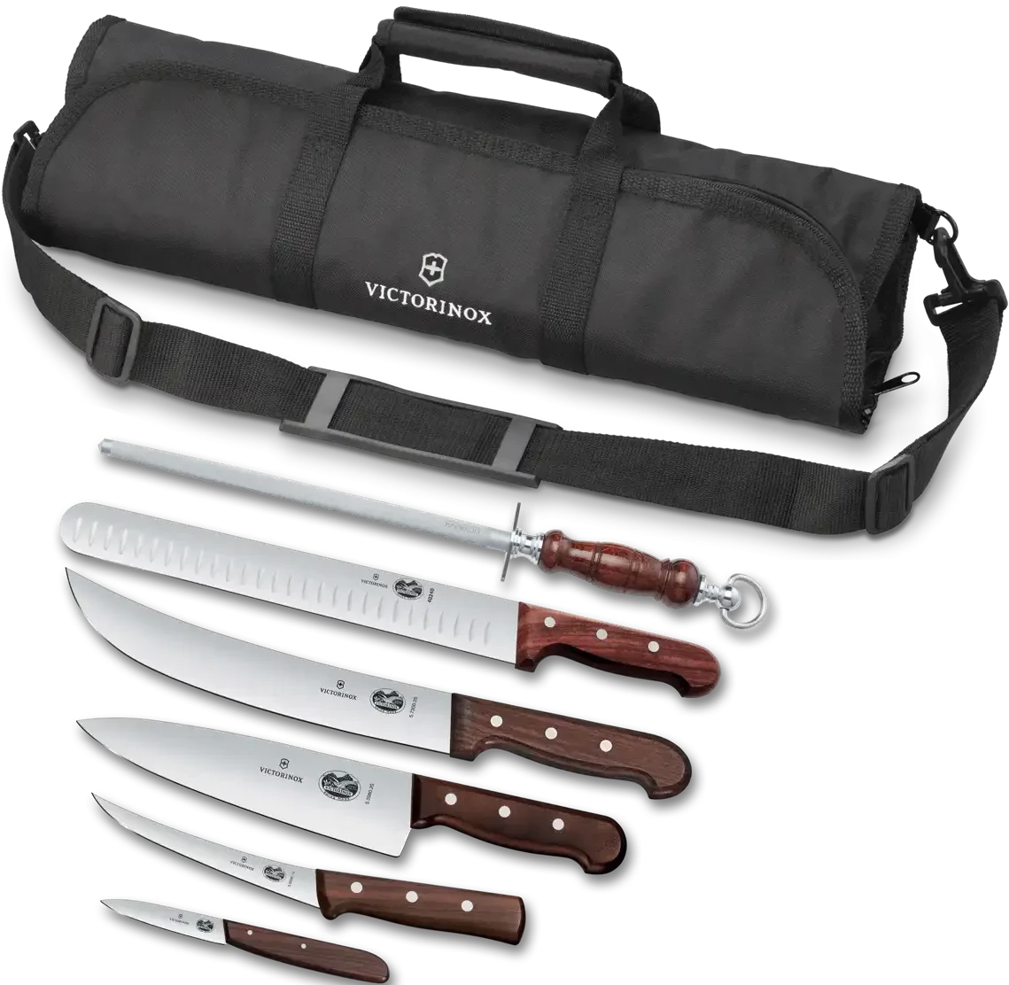 Victorinox - Swiss Classic 7 Piece Wood BBQ Set - 7.4012.7-X2