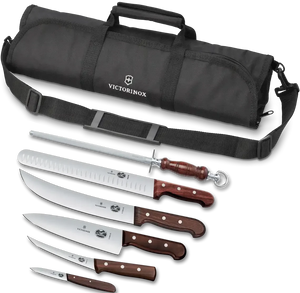 Victorinox - Swiss Classic 7 Piece Wood BBQ Set - 7.4012.7-X2