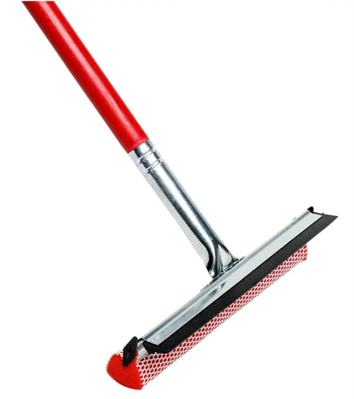 M2 Professional - 10" Car Squeege with 24" Heavy Duty Wood Handle - WS-CS1020