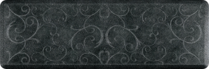 WellnessMats - Granite Bella 72" x 24" Onyx Floor Mat - 62WMRGIBO - DISCONTINUED