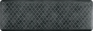 WellnessMats - Granite Trellis 72" x 24" Onyx Floor Mat - 62WMRGITO - DISCONTINUED