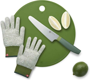 Zwilling - Now S 3 PC Stainless Steel Green Knife Set - 54370-403 - DISCONTINUED