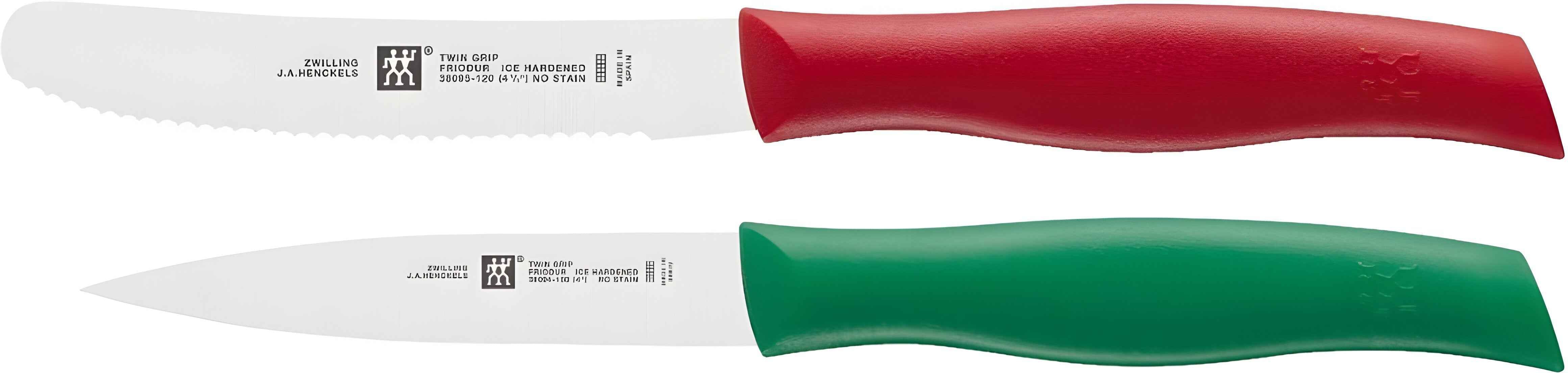 Zwilling - Twin Grip 2 PC Stainless Steel Knife Set - 38099-001