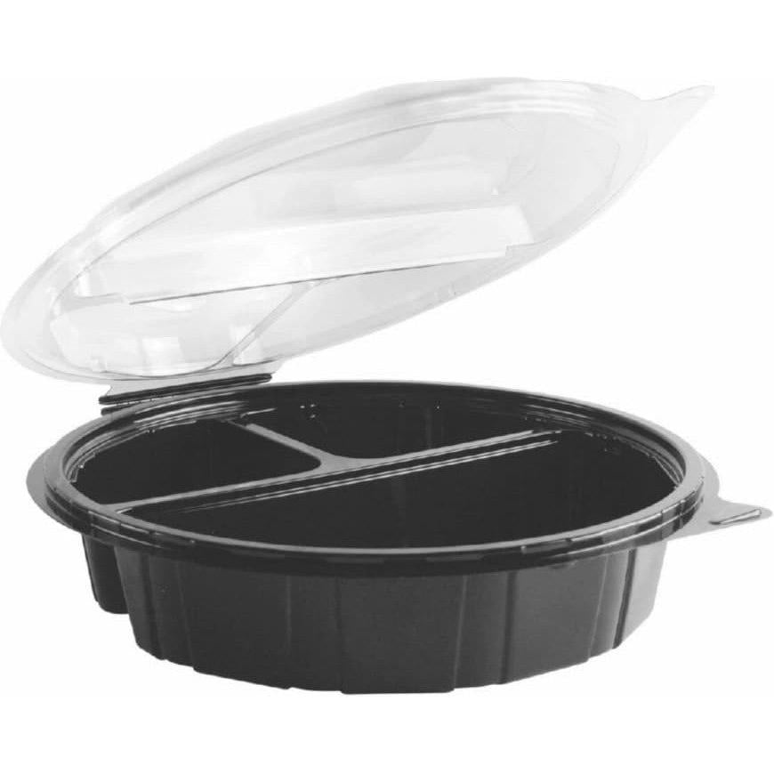 Anchor Packaging - 23 Oz / 7 Oz / 7 Oz Gourmet Classics 3 Compartment Octagonal Med Combo, 100/Cs - 4779503