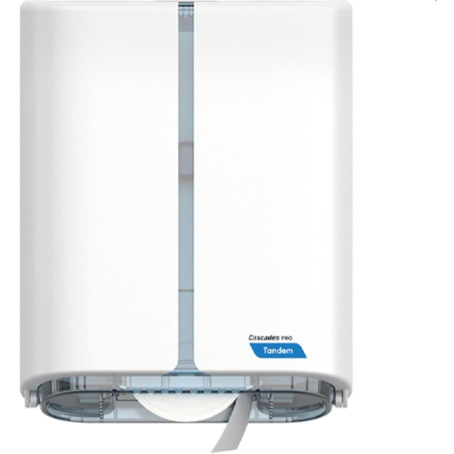 Cascades Tissue Group - White Tandem Single JRT Paper Dispenser - C383