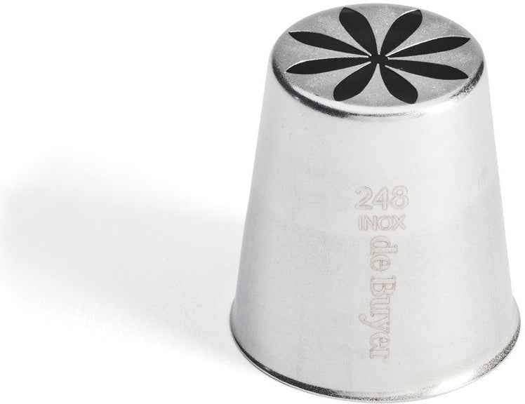 de Buyer - 2.6" Stainless Steel Russian Pastry Nozzle No. 248 - 2120.08