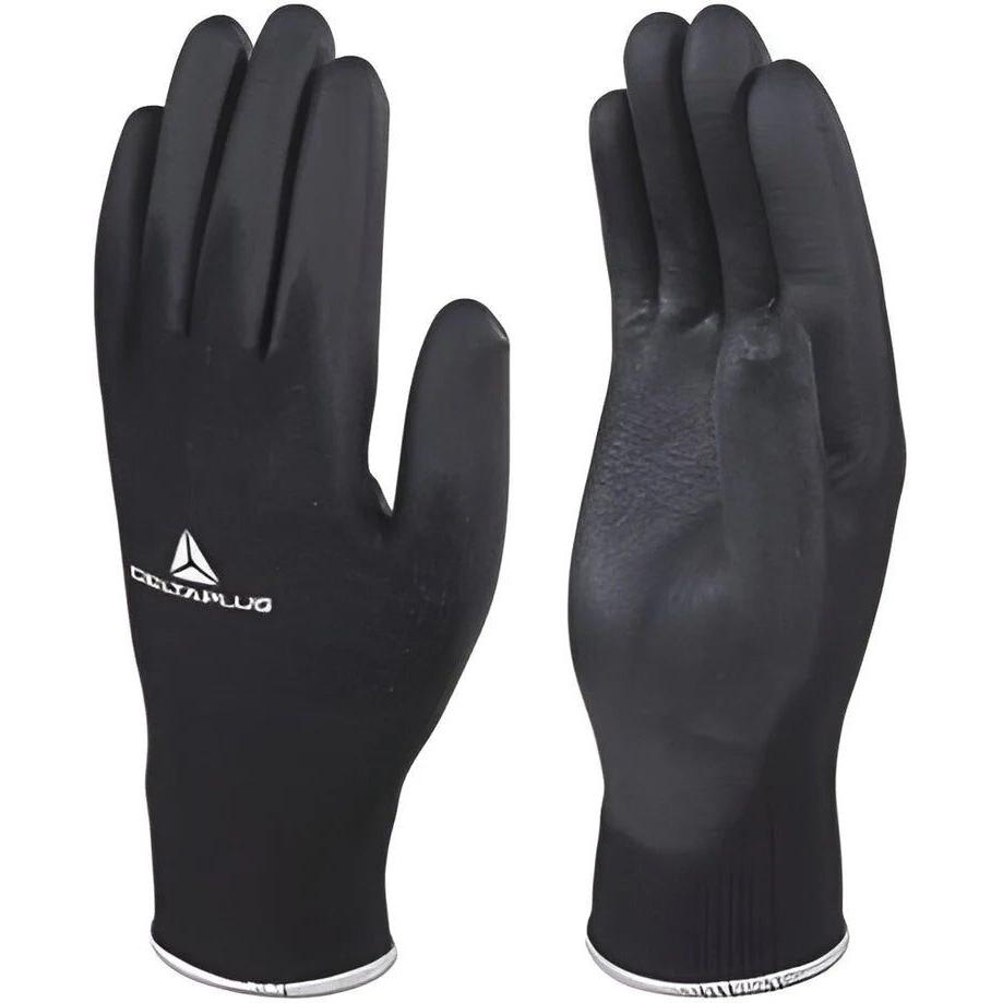 Degil Safety - #6 Black Polyester Knitted Gloves - DPPVE702PN06