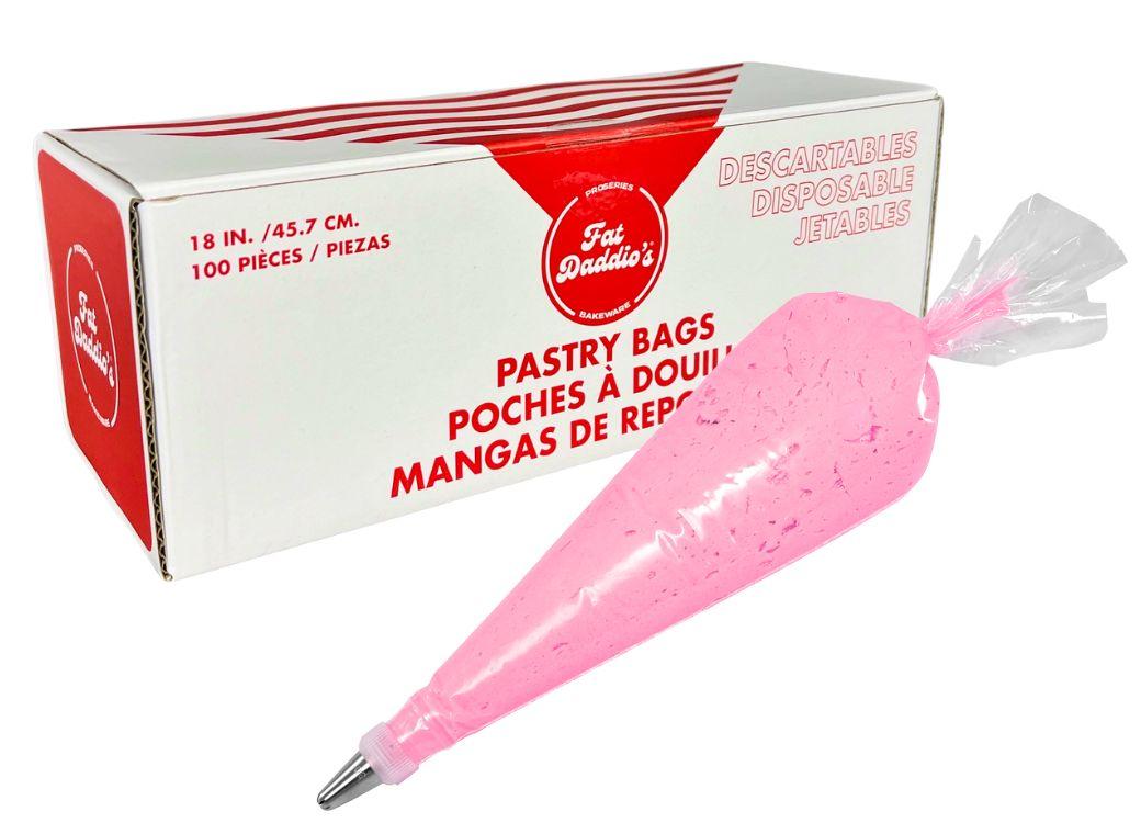 Fat Daddio's - 18" Disposable Pastry Bags, 100/Pack - DPB-18-100