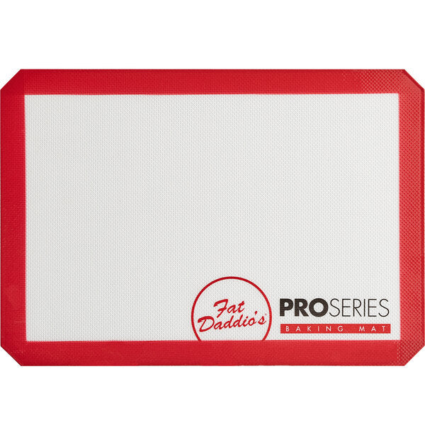 Fat Daddio's - 11.5" x 16.25" Half Size Silicone Non-Stick Baking Mat - SM-HALF