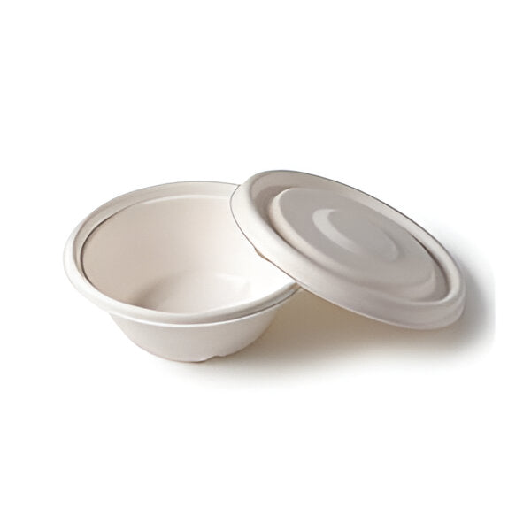 Fineline Settings - 32 Oz Round Bagasse Bowl 300/Cs - 42RB32