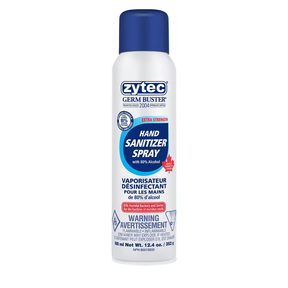 Zytec - Hand Sanitizer Spray, 500 ml - 01346