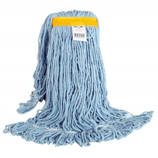 Globe - 24 Oz Synthetic Narrow Band Wet Blue Looped End Mop - 3092