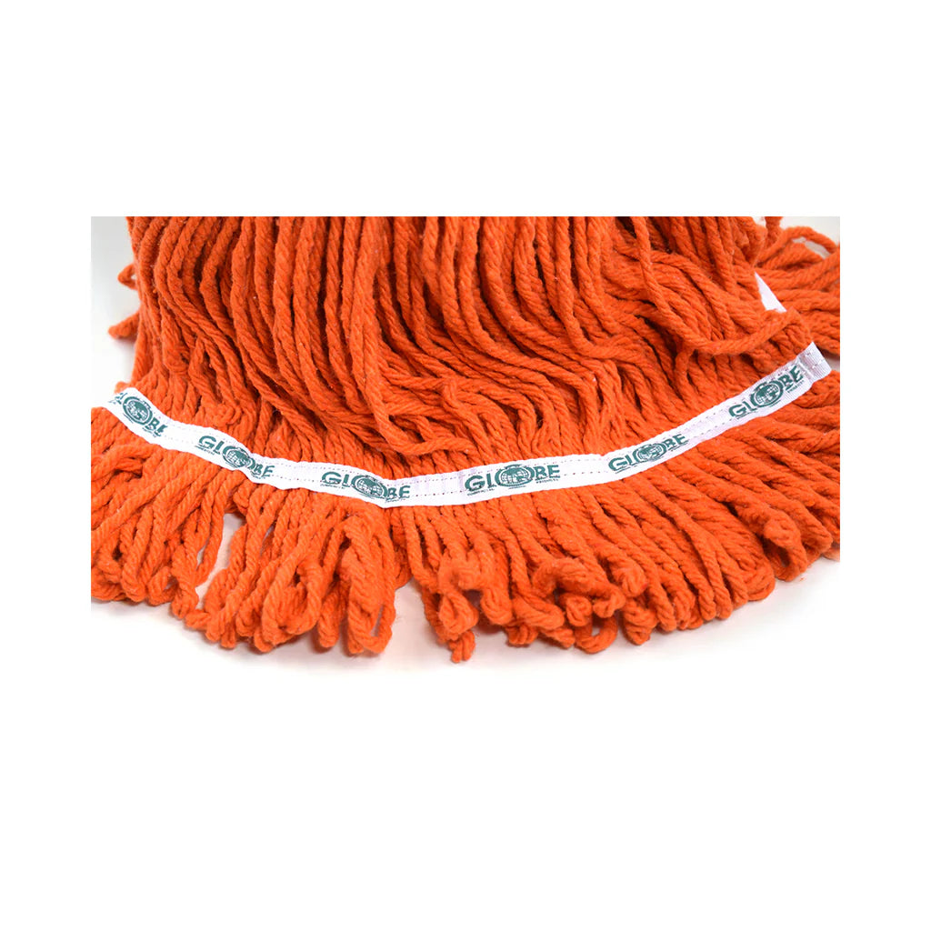 Globe - Syn-Pro 24 Oz Synthetic Narrow Band Looped End Orange Wet Mop - 3092BO