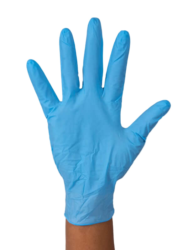 Robust Blue Nitrile Gloves X Large 5 Mil, 100/Box