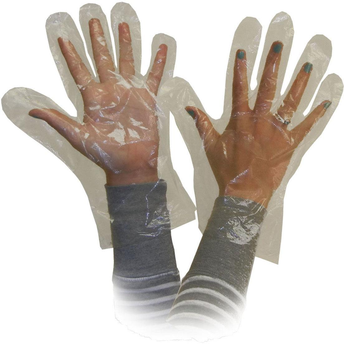 RONCO - X-Large Polyethylene Powder-Free Deli Gloves, 500/bx - 144