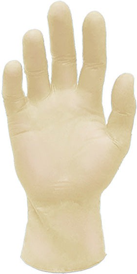 RONCO - Medium Tan Latex Powder-Free Exam Gloves, 100/Box - 839