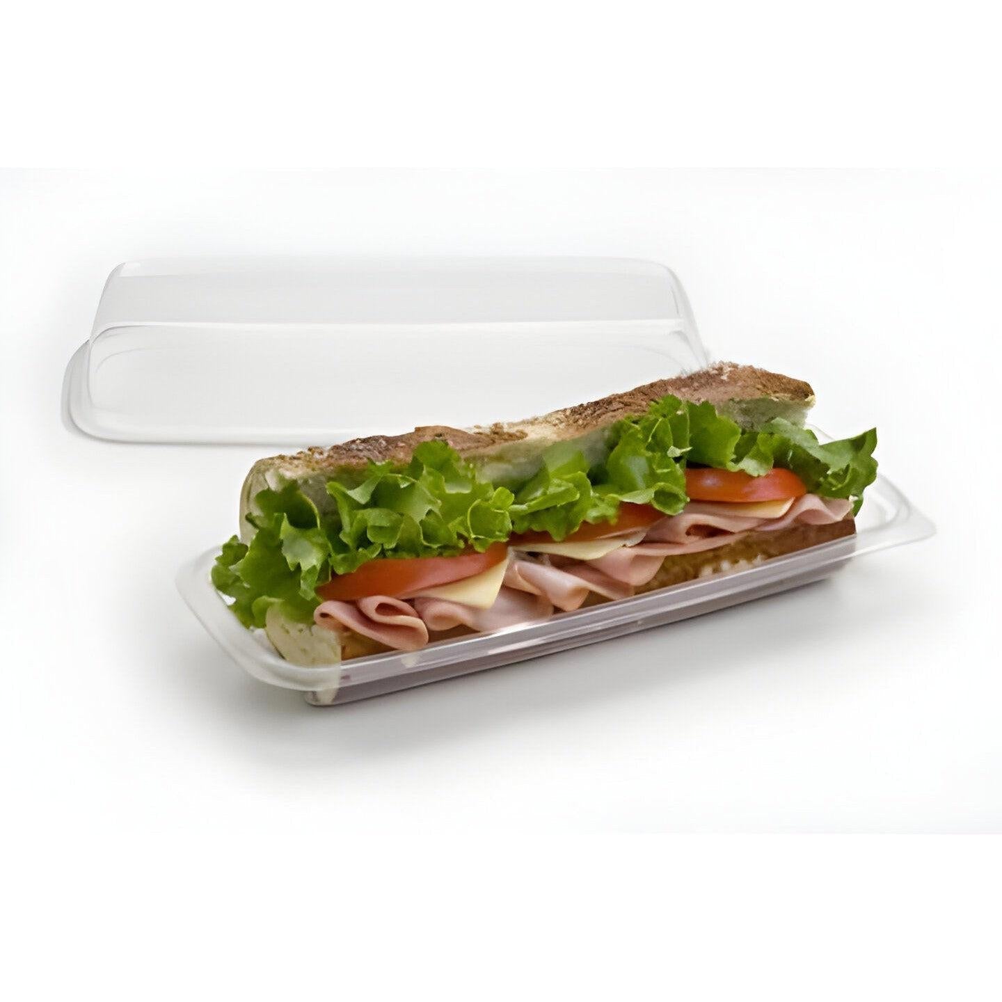 Sabert - Clear Large Sub Container, 300/cs -101105F300N