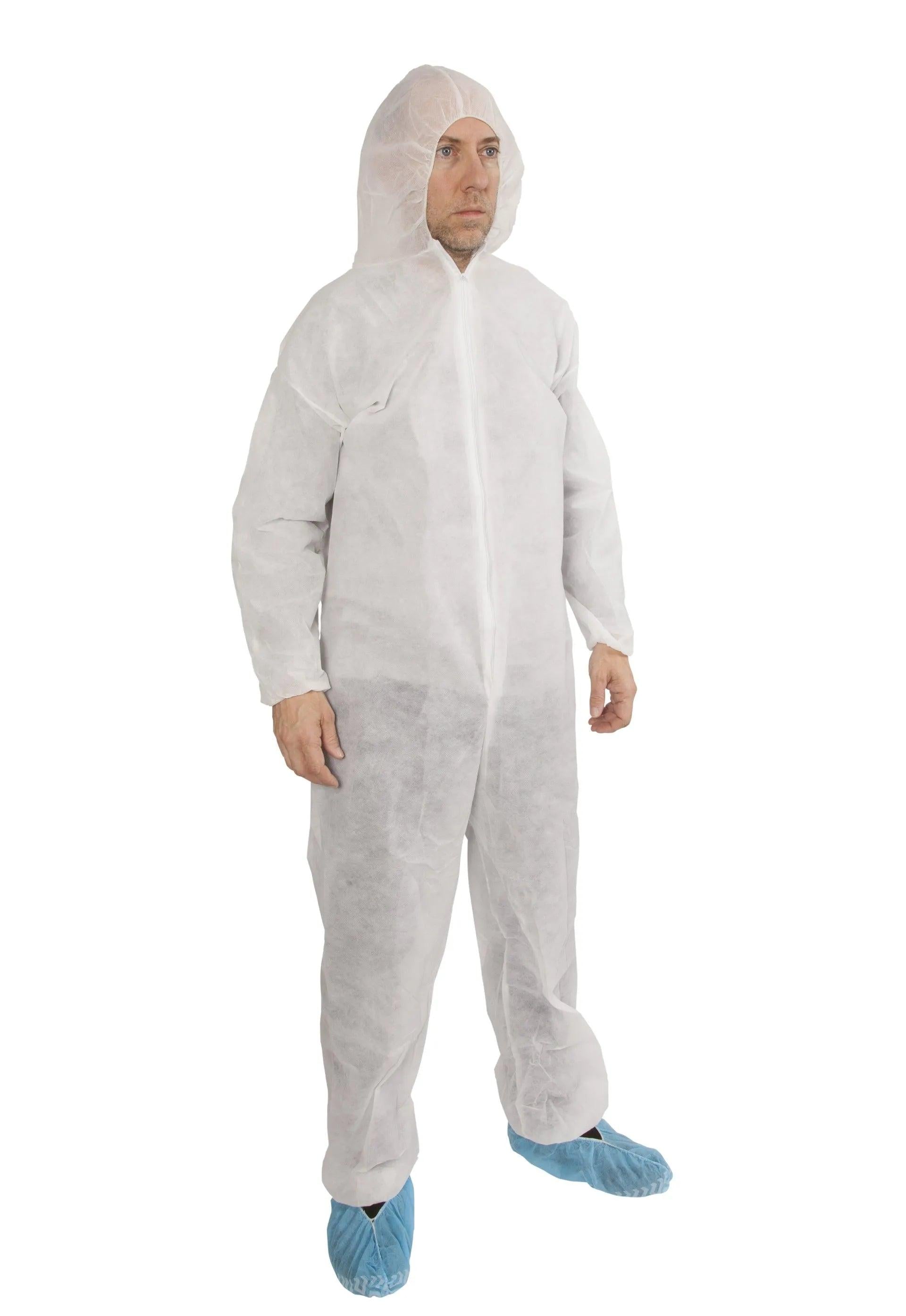 Stellar - Polypropylene Coverall Large, 25/Cs - 030-E11952-LWH