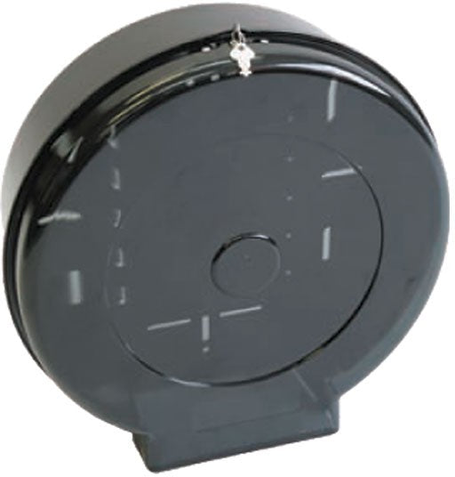 TiSA - 12" Black Senior JRT Toilet Tissue Dispenser, 3/Cs - TS0397
