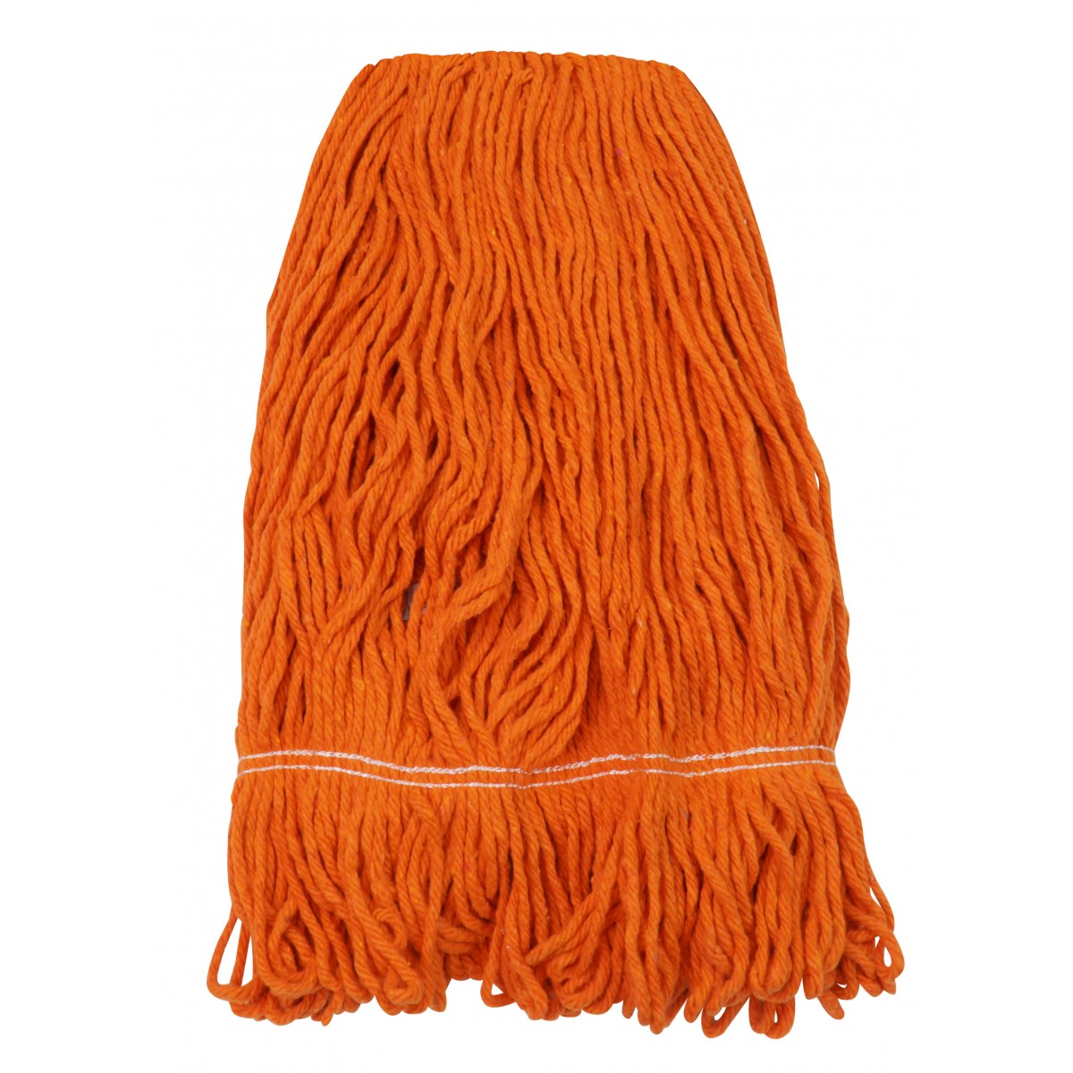 Globe - 24 Oz Synthetic Narrow Band Looped End Orange Mop - 3092