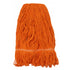 Globe - 24 Oz Synthetic Narrow Band Looped End Orange Mop - 3092