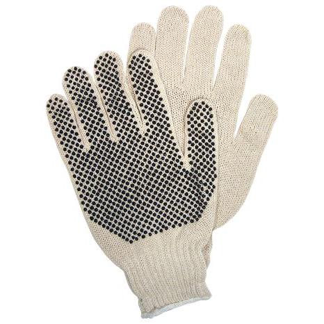 Ralston CanSafe - Large String Knit Cotton Gloves with Dots, 12pr/bg, 240pr/cs - GSBS-LG-2P-20