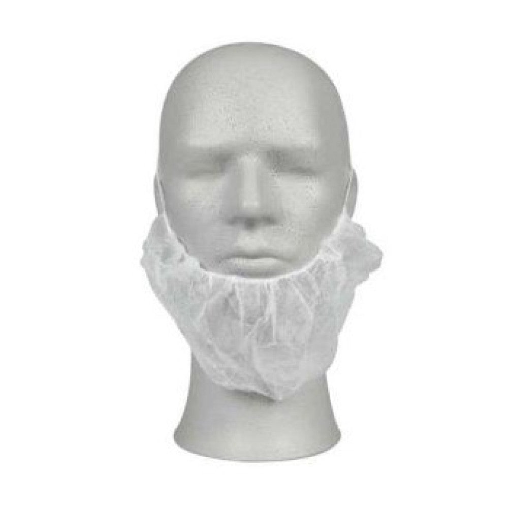 Cache-barbe Viedera blanc, 1000/Caisse - 4527-WH