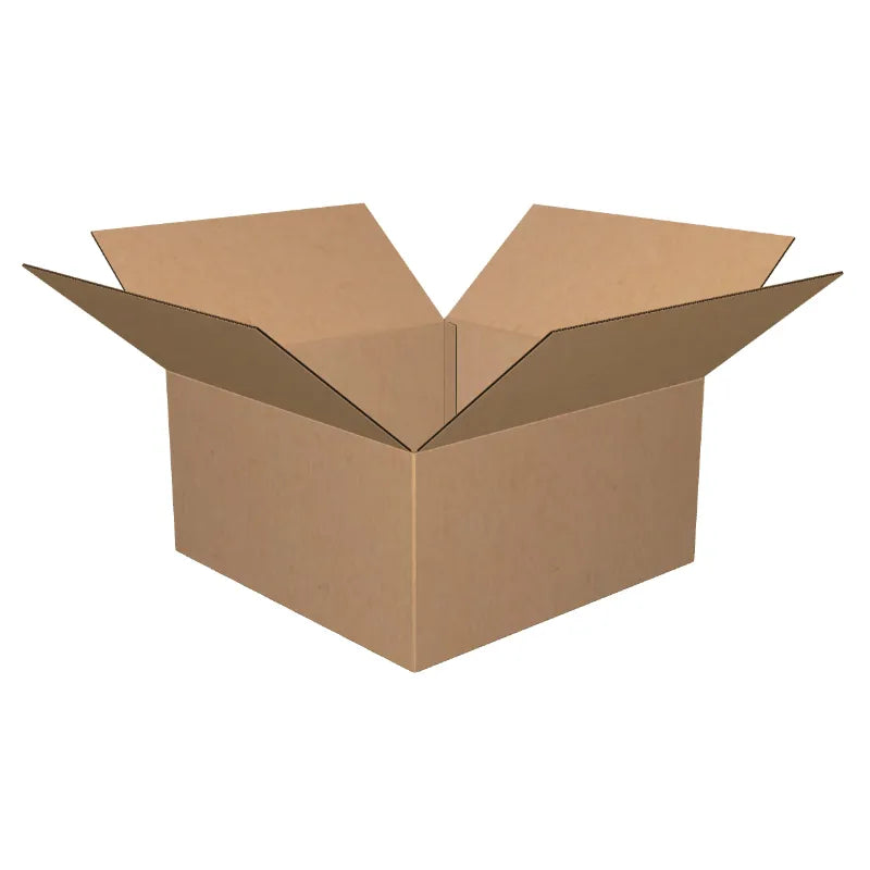20" x 20" x 12" Kraft Corrugated Box - W202012