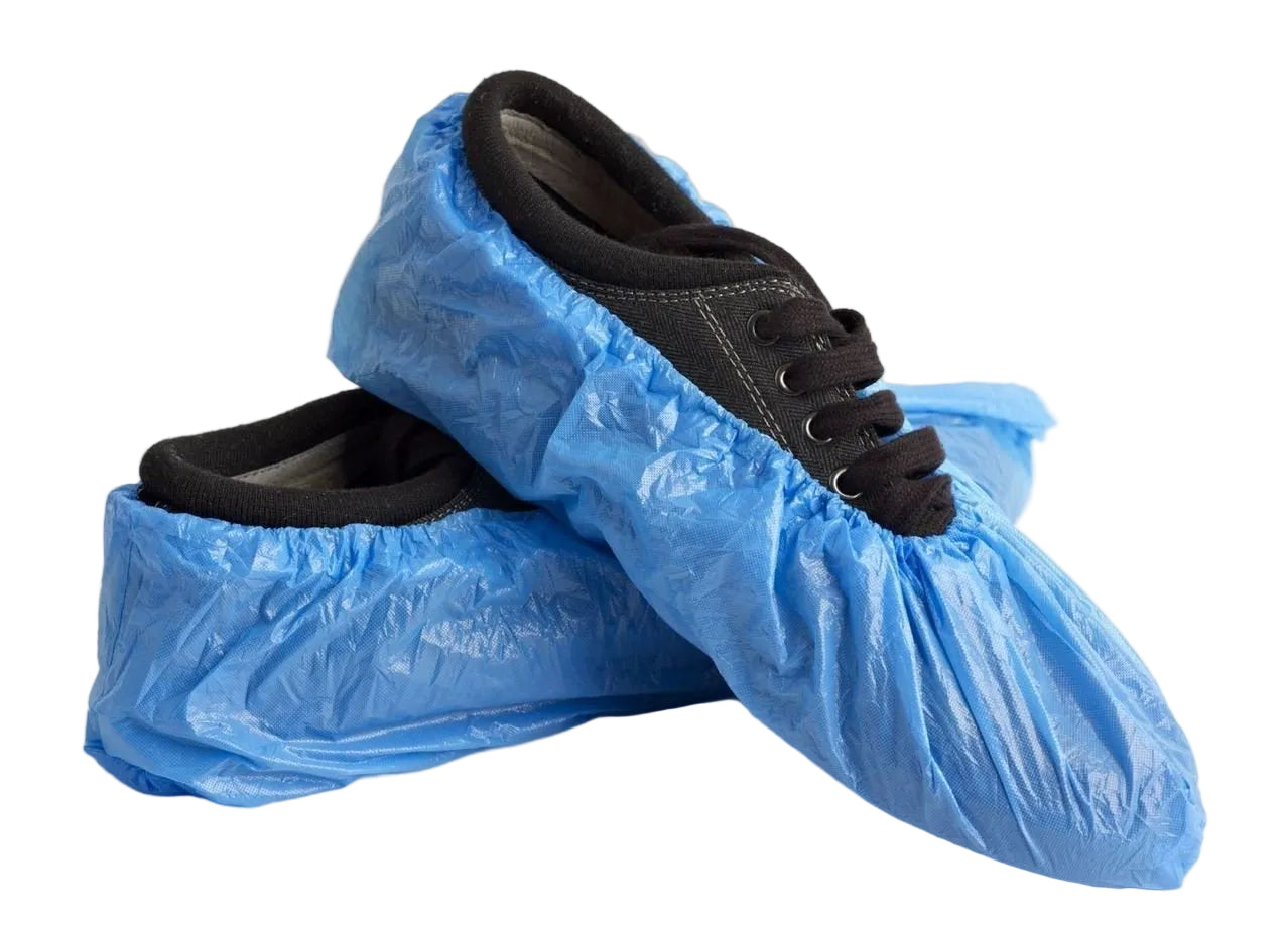 16" x 6.5" Blue Shoe Cover, 50/Box